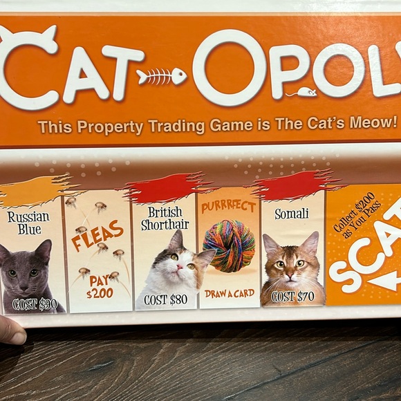 CAT 🐈 OPOLY - monopoly game for cat lovers - Picture 1 of 5